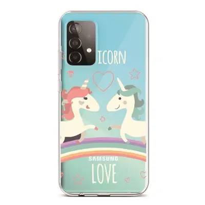 Kryt TopQ Samsung A52 silikon Unicorn Love 55780