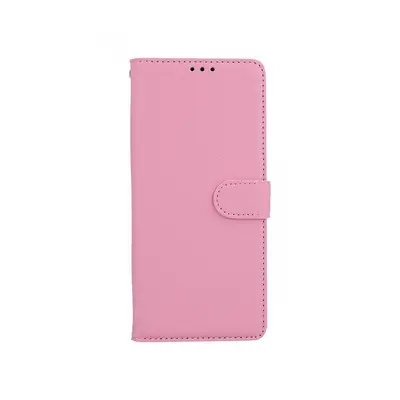 Pouzdro TopQ Xiaomi Redmi 10C knížkové světle růžové s přezkou 75406