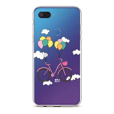 Kryt TopQ Xiaomi Mi 8 Lite silikon Pink Bike 36396