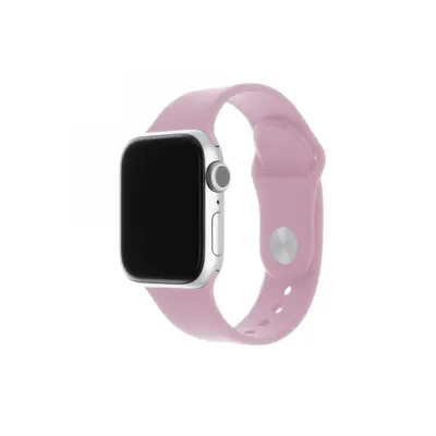 Set silikonových řemínků FIXED Silicone Strap pro Apple Watch 38/40/41mm, světle růžový