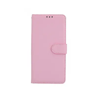 Pouzdro TopQ Xiaomi Redmi Note 11 Pro knížkové světle růžové s přezkou 67757