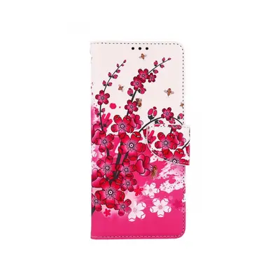 Pouzdro TopQ Xiaomi Redmi 10C knížkové Kytičky textil 75279