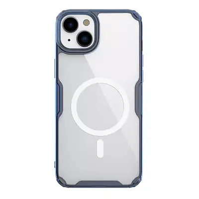 Nillkin Nature Pro Magnetic TPU Case pro Iphone 15 Plus transparentní-modrý