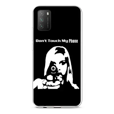 Kryt TopQ Xiaomi Poco M3 silikon Don't Touch Gun 60607