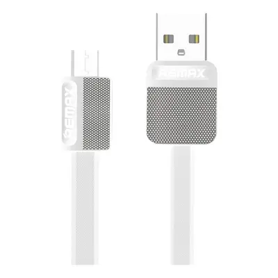 Datový kabel Remax Metal microUSB 1m bílý 32255