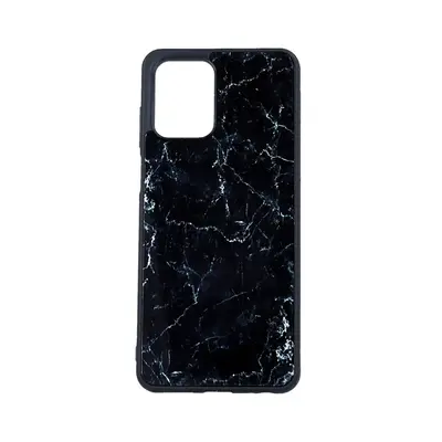 Kryt TopQ Marble Motorola Moto G73 pevný Smoky Black 98185