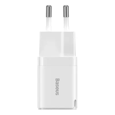 Adaptér Baseus CCGN010102 GaN3 s funkcí rychlonabíjení 30W bílý