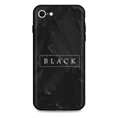 Kryt TopQ LUXURY iPhone SE 2022 pevný Black 74117