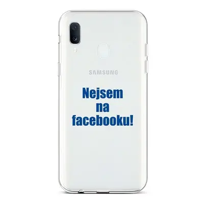 Kryt TopQ Samsung A20e silikon Nejsem na Facebooku 42938