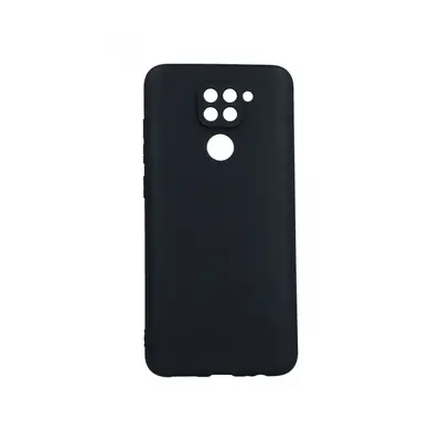 Kryt SOFT TopQ Xiaomi Redmi Note 9 černý lesklý 85996