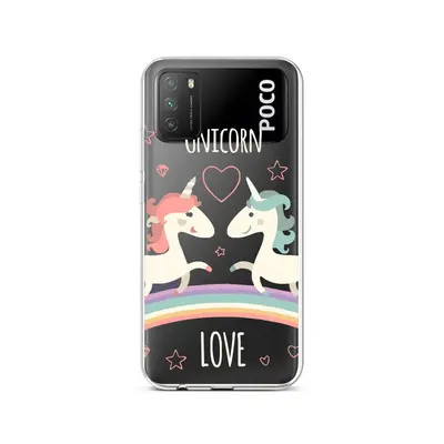 Kryt TopQ Xiaomi Poco M3 silikon Unicorn Love 57843