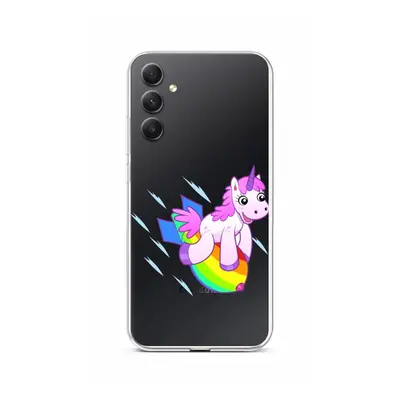 Kryt TopQ Samsung A34 Flying Unicorn 93160