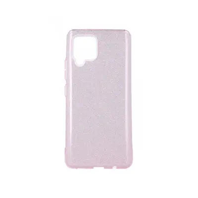 Kryt TopQ Samsung A42 glitter růžový 55355