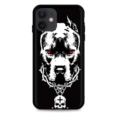 Kryt TopQ iPhone 12 silikon Fighting Dog 55094