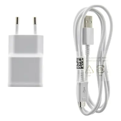 Originální nabíječka Samsung EP-TA50EWE + micro USB ECBDU4AWE bílá 1,55 A 20307