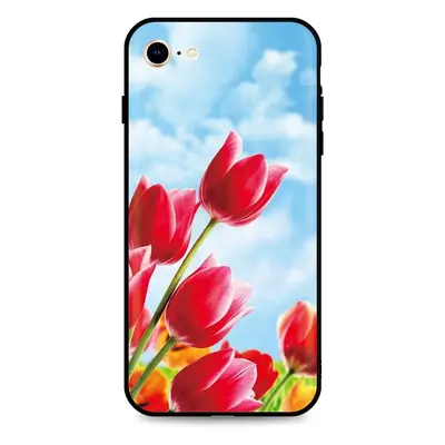 Kryt TopQ iPhone SE 2022 silikon Tulips 74505