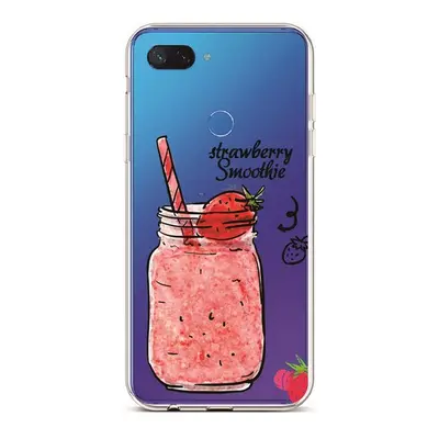 Kryt TopQ Xiaomi Mi 8 Lite silikon Strawberry Smoothie 36384