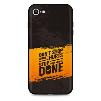 Kryt TopQ iPhone SE 2022 silikon Don´t Stop 74195