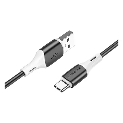 Kabel Borofone BX79 - USB na typ C - 3A 1 metr černý