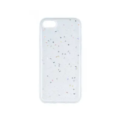 Kryt TopQ iPhone SE 2020 Glitter Moon průhledný 71214