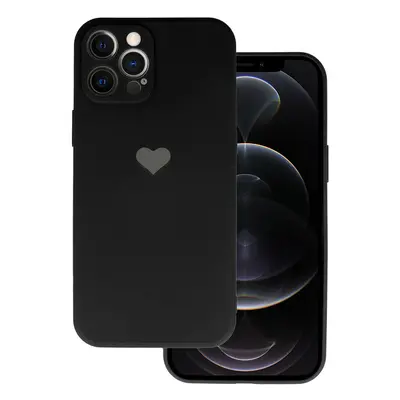 Vennus Silikonové pouzdro se srdcem pro Iphone 11 Pro design 1 černé