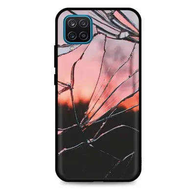 Kryt TopQ LUXURY Samsung A12 pevný Pink Broken 57618