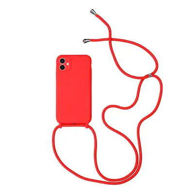 Silikonové pouzdro STRAP pro Iphone 11 Pro Red