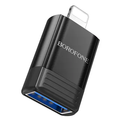 Adaptér Borofone BV18 Lightning - USB-A černý 107621