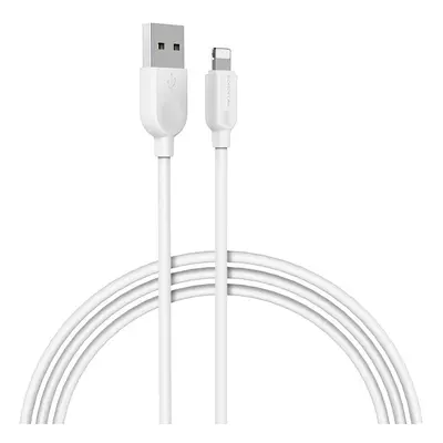 Kabel Borofone BX14 LinkJet - USB na Lightning - 2,4A 3 metry bílý