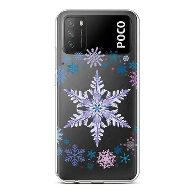 Kryt TopQ Xiaomi Poco M3 silikon Snowflake 60614