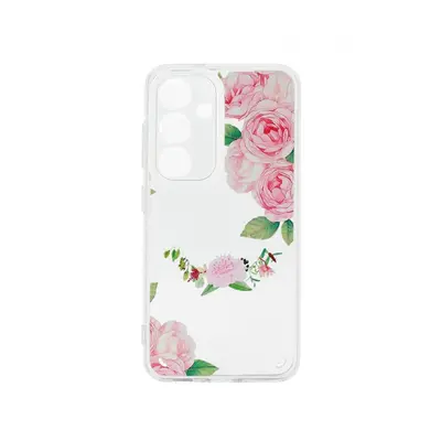 Kryt Tel Protect Flower Samsung A34 s růžovými květy 98823