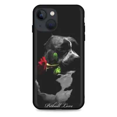 Kryt TopQ iPhone 13 silikon Pitbull Love 64881