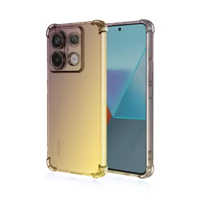 Kryt TopQ Xiaomi Redmi Note 13 Pro 5G Shock duhový purpurovo-žlutý 117992