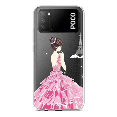 Kryt TopQ Xiaomi Poco M3 silikon Pink Princess 60632