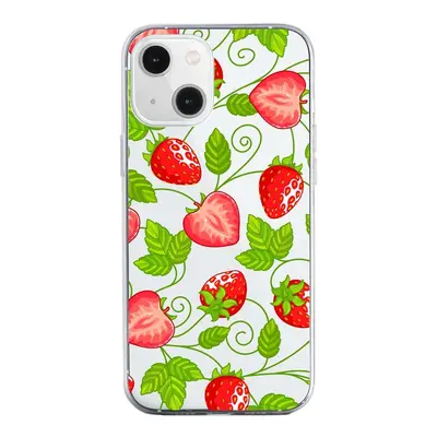 Kryt TopQ iPhone 13 mini silikon Strawberries 64729