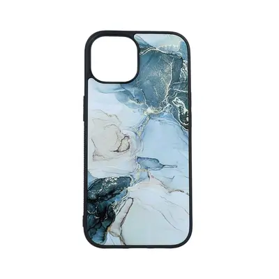 Kryt TopQ Marble iPhone 15 pevný Smoky Color 105202