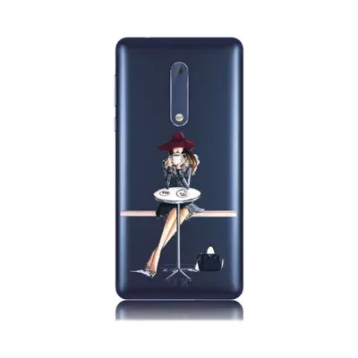 Pouzdro TopQ Nokia 5 silikonové Lady 6 21179