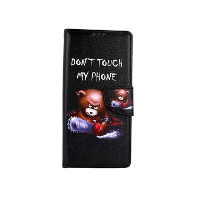 Pouzdro TopQ Motorola Edge 40 knížkové Don't Touch méďa 121327