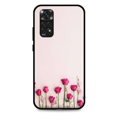 Kryt TopQ Xiaomi Redmi Note 11 silikon Roses 67367