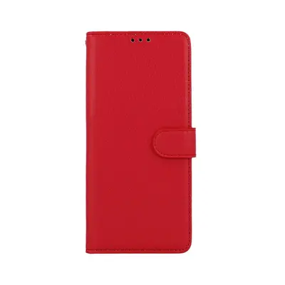 Pouzdro TopQ Xiaomi Redmi 12C knížkové červené s přezkou 95398