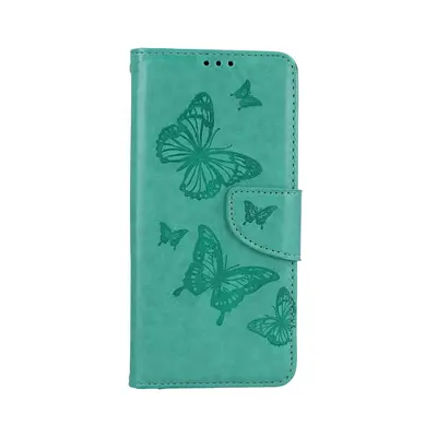 Pouzdro TopQ Samsung A14 knížkové Butterfly zelené 111950