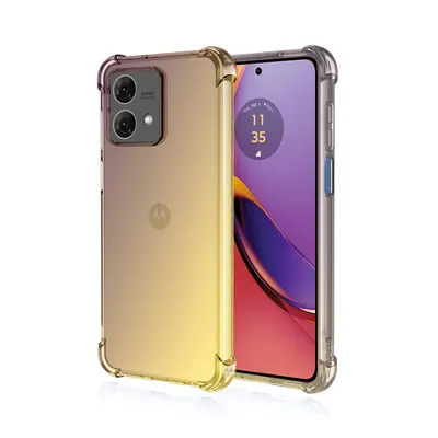 Kryt TopQ Motorola Moto G84 5G Shock duhový purpurovo-žlutý 120948