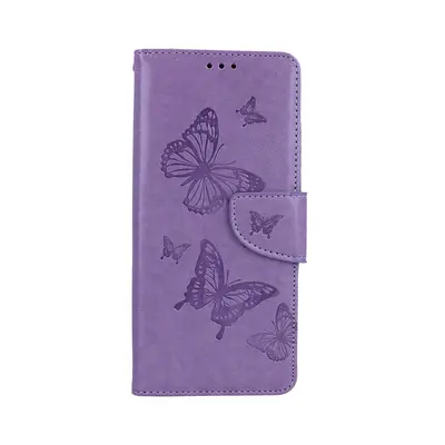 Pouzdro TopQ Xiaomi Redmi 12C knížkové Butterfly fialové 113207