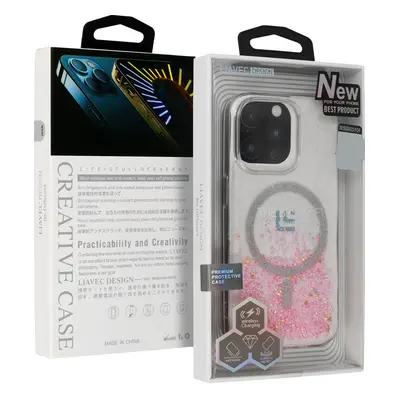 Pouzdro Liavec Moonlight Series pro Samsung Galaxy S22 Ultra pink