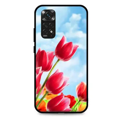 Kryt TopQ Xiaomi Redmi Note 11 silikon Tulips 67368