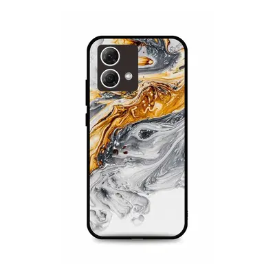 Kryt TopQ LUXURY Motorola Moto G84 5G Marble šedo-zlatý 122686