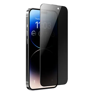 Tvrzené sklo Benks Ultra Shield Privacy pro iPhone 15-14 Pro černé