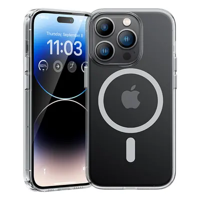 Zadní magnetický kryt Benks Crystal pro iPhone 15 Pro Max transparentní