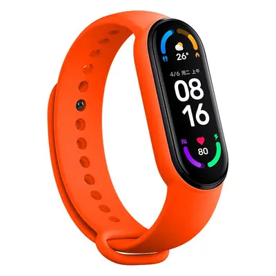 Řemínek pro Xiaomi Mi Band 5-6-7 oranžový