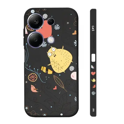 Kryt TopQ Design Xiaomi Redmi Note 13 Pro Kočička černý 123294